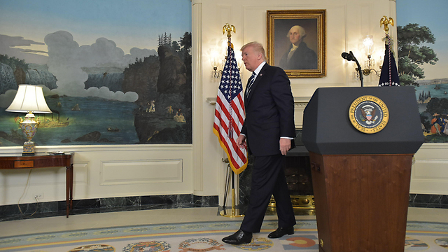 הנשיא טראמפ. התמיכה נשחקת (צילום: AFP) (צילום: AFP)