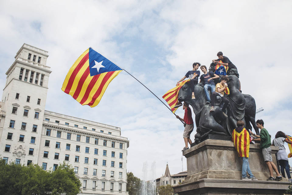 Флаги Каталонии. Фото: АФП