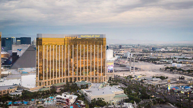 The Mandalay Bay Hotel, from which Paddock carried out the shooting (Photo: Israel Bardugo) (Photo: Israel Bardugo)