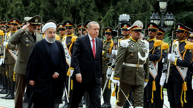 Эрдоган в Тегеране. Фото: AFP