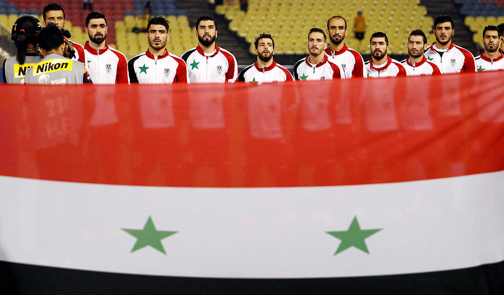 שחקני נבחרת סוריה (צילומים: רויטרס) (צילומים: רויטרס)