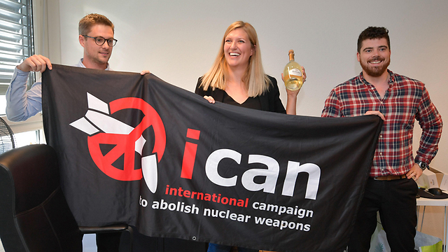 ICAN rejoices over Nobel Prize award (Photo: AFP)