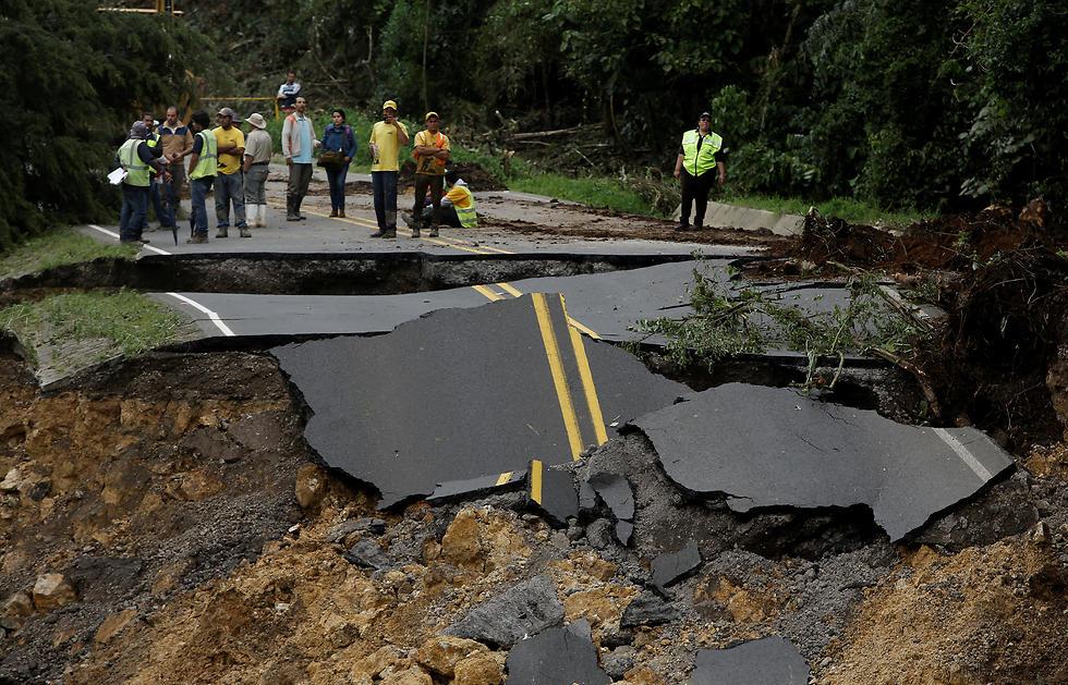פגיעה קשה. נזקי הסופה "נייט" בניקרגואה (צילום: רויטרס) (צילום: רויטרס)