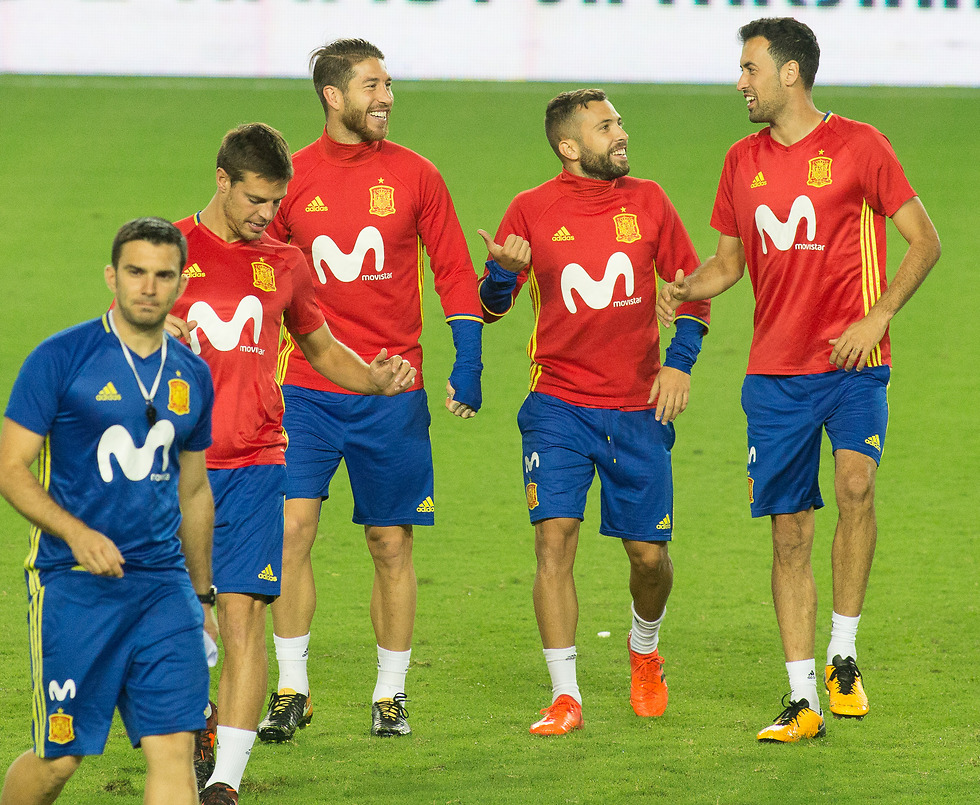 נבחרת ספרד (צילום: עוז מועלם) (צילום: עוז מועלם)