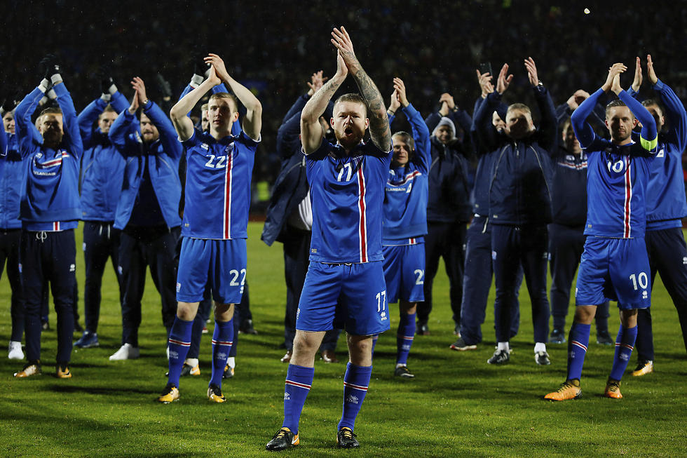 נבחרת איסלנד (צילום: AP) (צילום: AP)