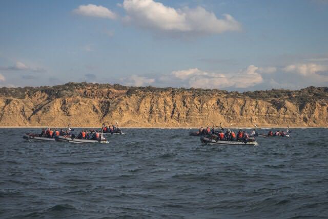 A concluding sail, marking the end of Navy midshipmen's training course (Photo: IDF Spokesperson's Unit)