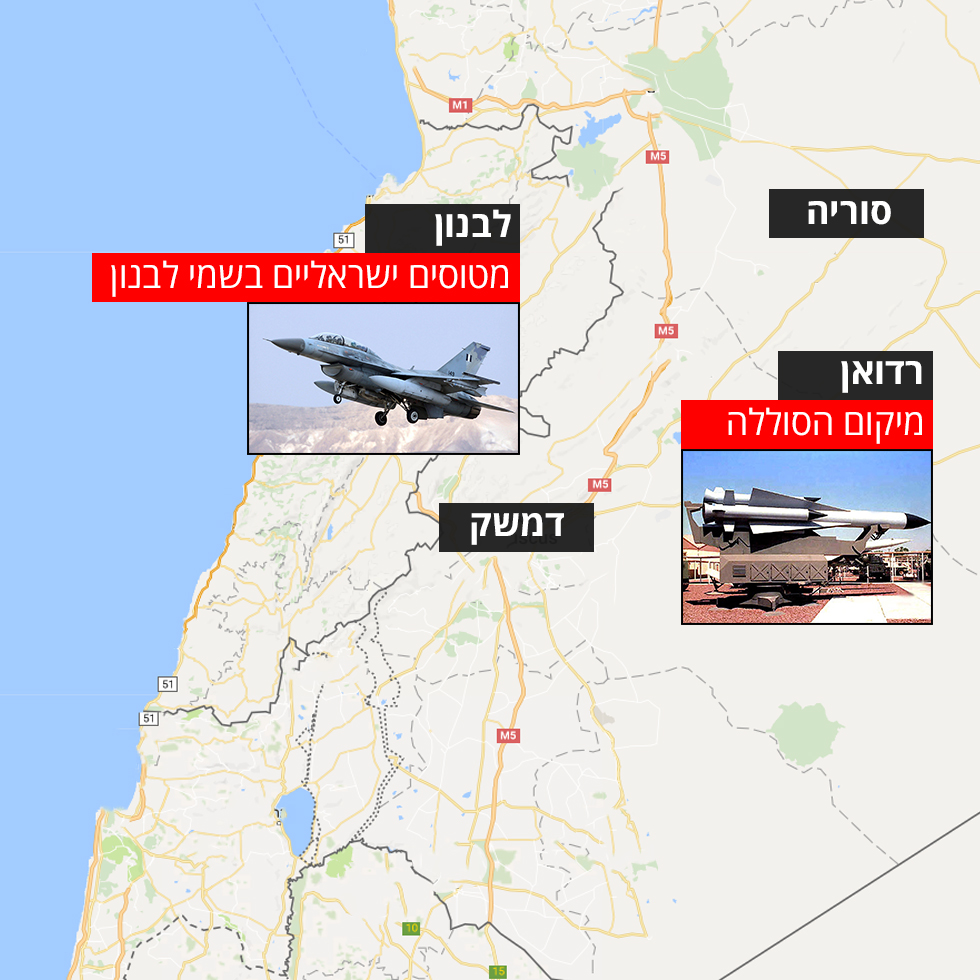 ישראל נגד סוריה ואירן וחזבאללה -המלחמה כבר החלה להכין את המקלטים בצפון ובכל הארץ Map