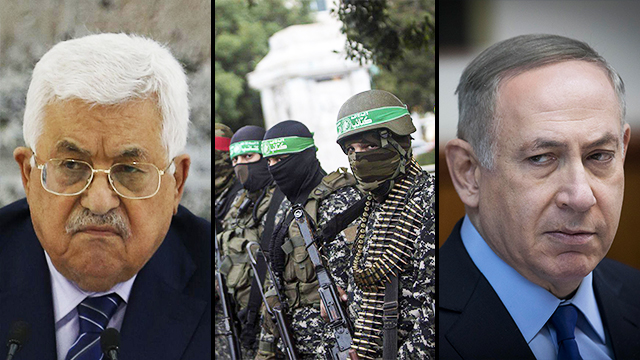 The cabinet decided Israel would not negotiate with Palestinians until Hamas is disarmed (Photos: Yonatan Sindel, AFP)