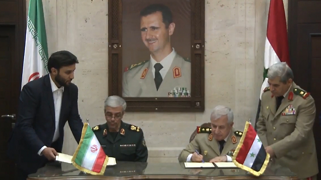 Iranian and Syrian army chiefs