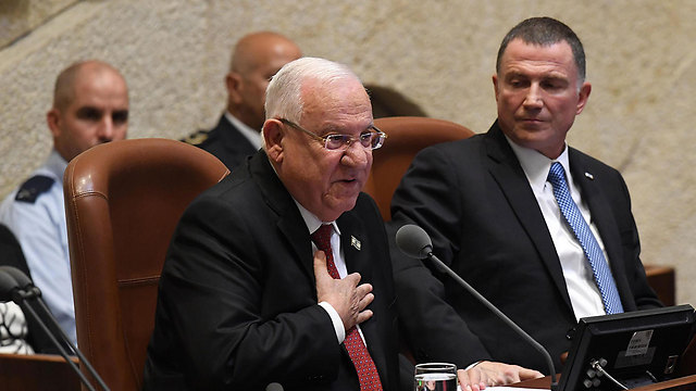 In Knesset speech, Rivlin lamented the loss of stateliness in favor of governability (Photo: President's Residence spokesperson)