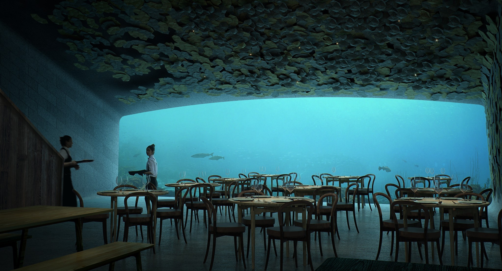 Подводный ресторан. Фото: UNDER