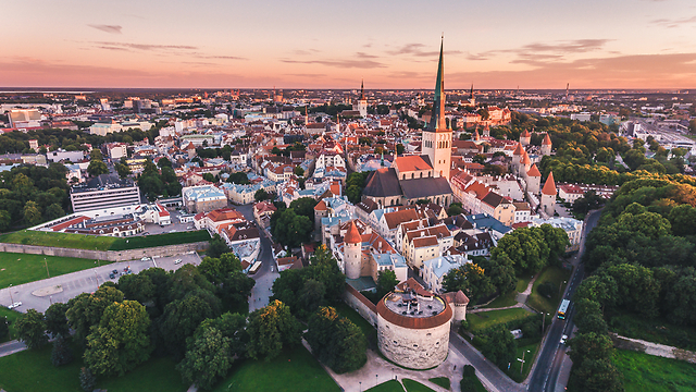 העיר טאלין באסטוניה (צילום: שאטרסטוק) (צילום: שאטרסטוק)