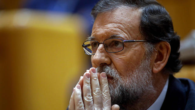 יד קשה נגד הקטלאנים. ראש ממשלת ספרד מריאנו ראחוי (צילום: AFP) (צילום: AFP)