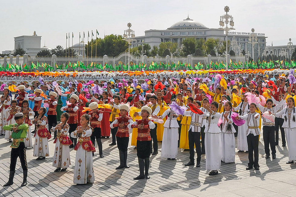 Парад в день независимости Туркменистана. Фото: AFP