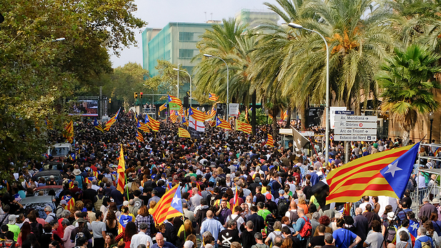 Pro-secession rally in Barcelona (Photo: MCT)