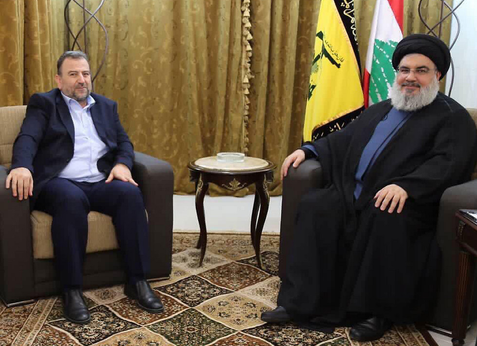 Nasrallah con el hombre nÃºmero 2 en Hamas