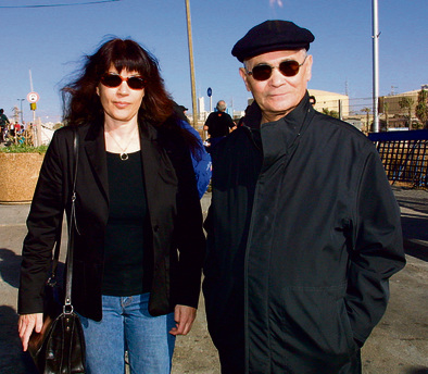 עם בעלה, הבמאי  משה מזרחי. "שיכללנו את היכולת  שלנו לאהוב"