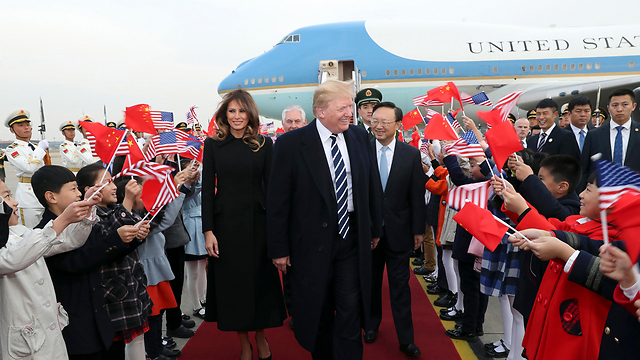 Визит президента Трампа в Китай. Фото: AP