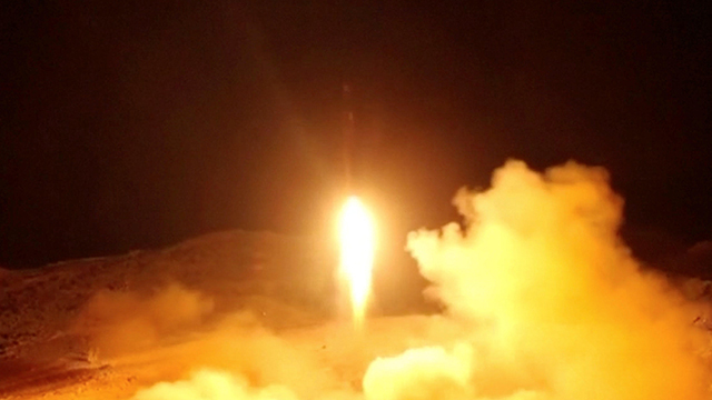 הטיל ששוגר לסעודיה (צילום: רויטרס) (צילום: רויטרס)