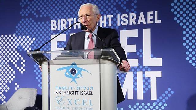 Stanley Fischer discusses Israeli economy at Excel Summit  (Photo: Birthright Israel Excel)