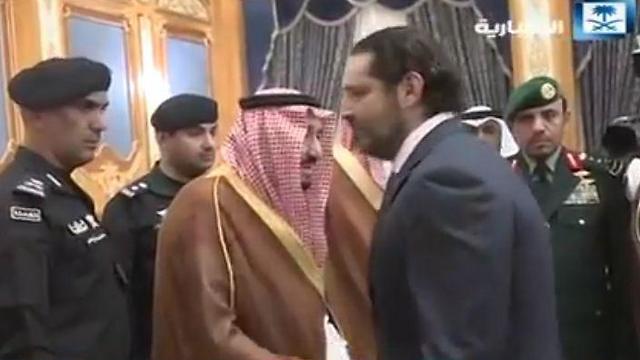 Встреча аль-Харири с королем Саудовской Аравии