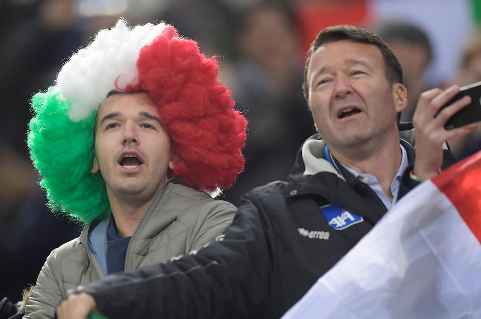 אוהדי נבחרת איטליה (צילום: AFP) (צילום: AFP)
