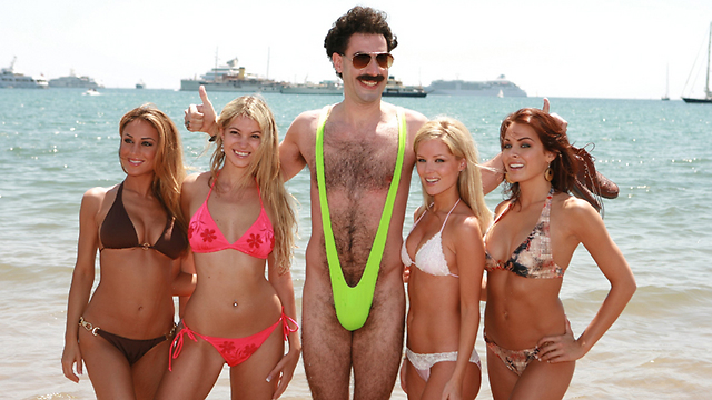 Baron Cohen as Borat