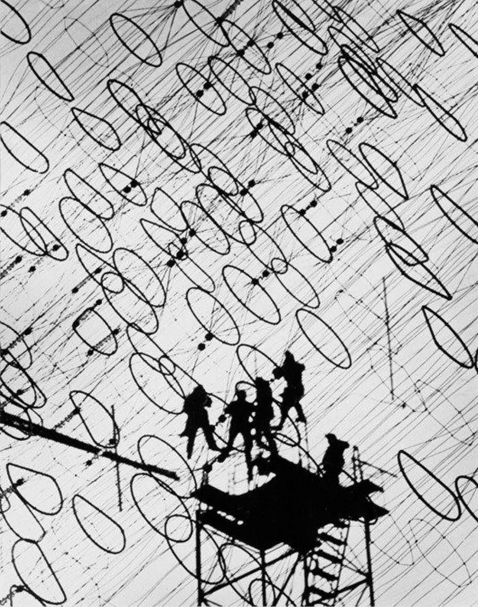 Яков Рюмкин "Подключение телеграфных кабелей", 1958 г. Фото: Тель-Авивский музей искусств