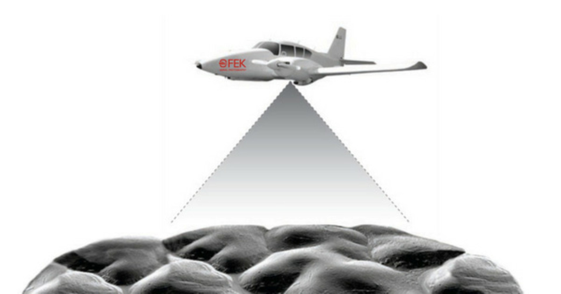 מיפוי מוטס בלייזר (LiDAR) לסריקה טופוגראפית מדויקת (צילום: אופק צילומי אויר) (צילום: אופק צילומי אויר)