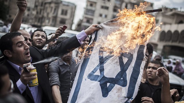 Anti-Israel protest in Egypt in 2013 (Photo: EPA)