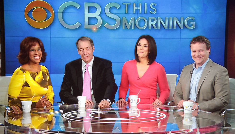 פוטר. צ'ארלי רוז בתוכנית הבוקר של CBS (צילום: gettyimages) (צילום: gettyimages)
