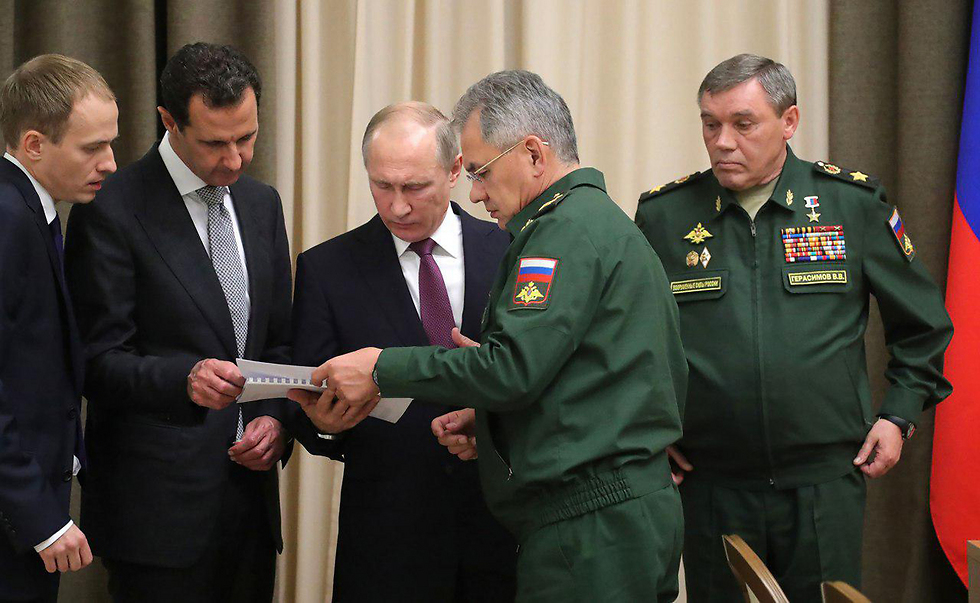 Асад на встрече с Путиным