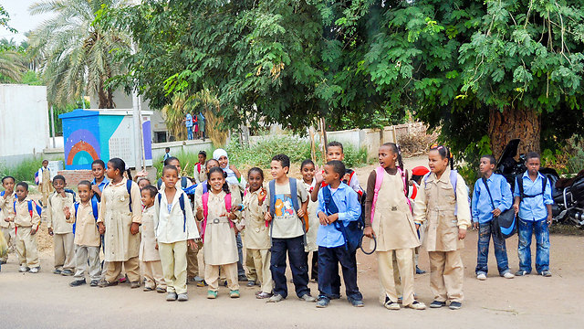 מיליוני אנאלפביתים. תלמידי בית ספר במצרים (צילום: shutterstock) (צילום: shutterstock)