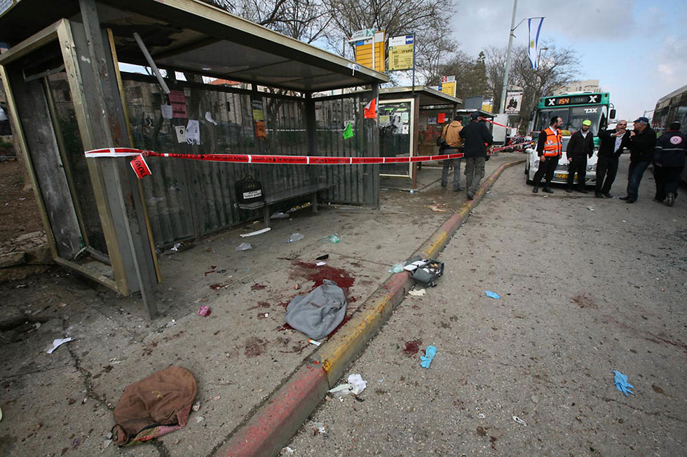 Scene of the attack (Photo: Gil Yohanan)