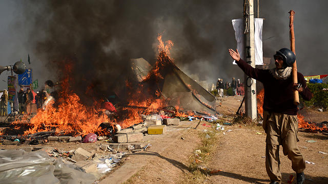 המהומות בפקיסטן בשנה שעברה (צילום: רויטרס) (צילום: רויטרס)