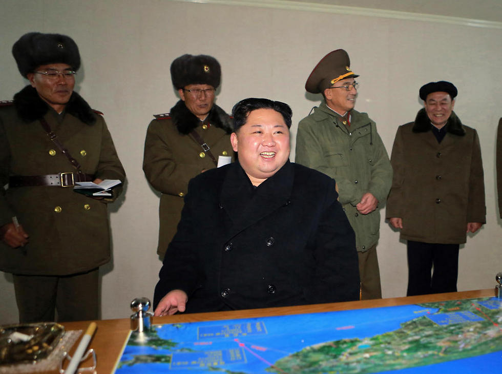 Kim Jong Un during ballistic missile test (Photo: AP)
