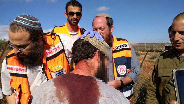 הפצוע הישראלי אחרי החילוץ ()
