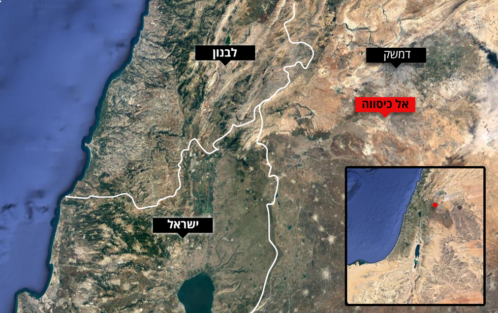 בסיס איראני ליד דמשק. ע"פ דיווחים ישראל הפציצה את הבסיס ()