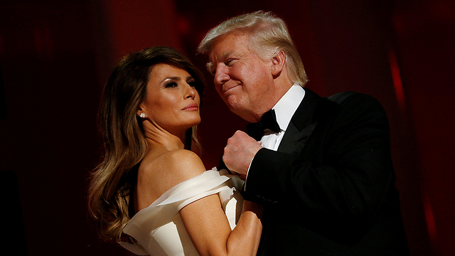 הזוג הנשיאותי. "היא רעיה נהדרת" (צילום: רויטרס) (צילום: רויטרס)