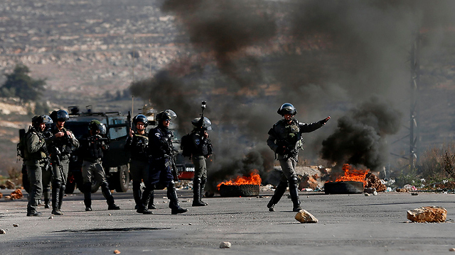 Clashes in Ramallah (Photo: AFP)