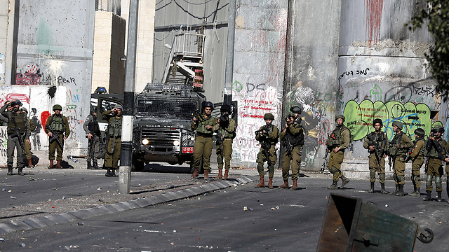 Clashes in Bethlehem (Photo: EPA)