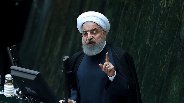 נשיא איראן רוחאני (צילום: AP) (צילום: AP)