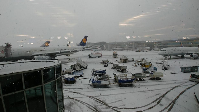 שדה התעופה בפרנקפורט (צילום: גיא טובול) (צילום: גיא טובול)