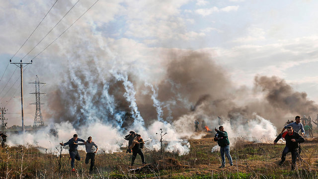 Weekly protests staged in Gaza (Photo: AFP)