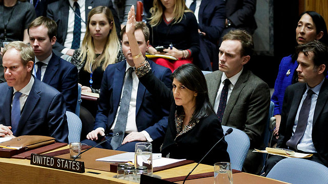 US Ambassador to the United Nations Nikki Haley at the United Nations Security Council (Photo: EPA)