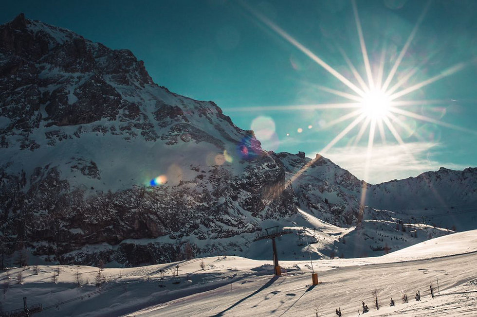 אתר הסקי סלה רונדה שבאיטליה (צילום: גילי עזגד) (צילום: גילי עזגד)