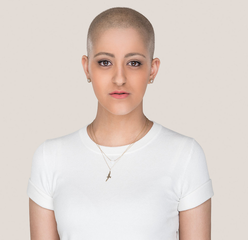 נועה אזולאי, בת 18 וחצי מירושלים, מחלימה מסרטן העצמות, פרזנטורית קמפיין של "זכרון מנחם" ו- Pantene  (צילום: מנחם רייס) (צילום: מנחם רייס)