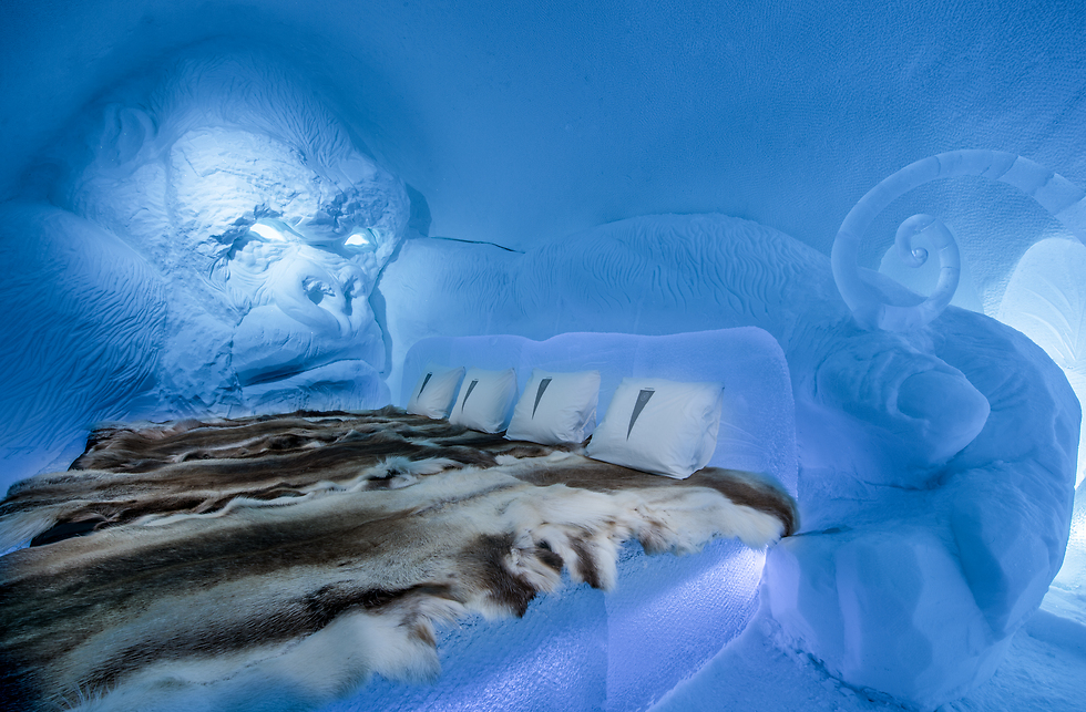 לישון בין קירות של קרח (צילום: אסף קליגר) (צילום: אסף קליגר)