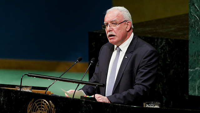 שר החוץ הפלסטיני ריאד אל-מאלכי (צילום: EPA) (צילום: EPA)