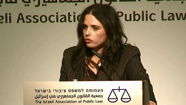 Shaked wishes to regulate and institutionalize judicial review with Basic Law: Legislation (Photo: Avi Chai)